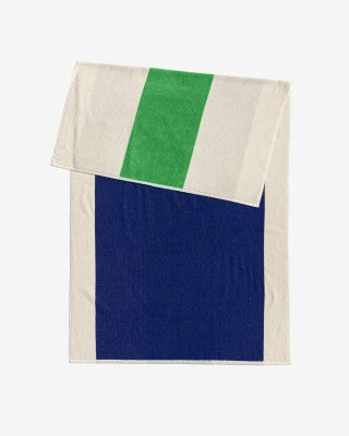 Strandhåndklæde Royal blue Green  90 x 180