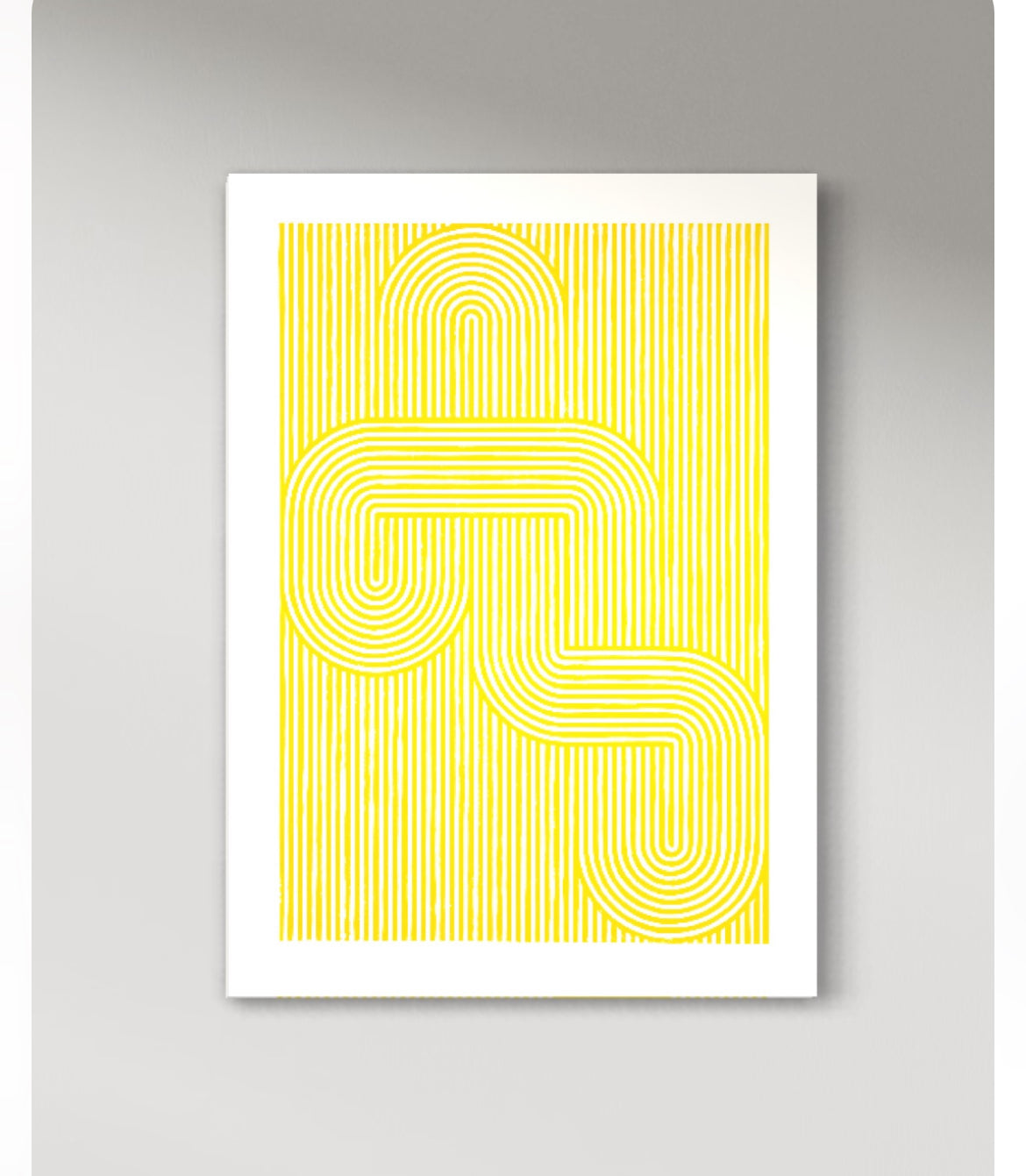 Lines gul A3