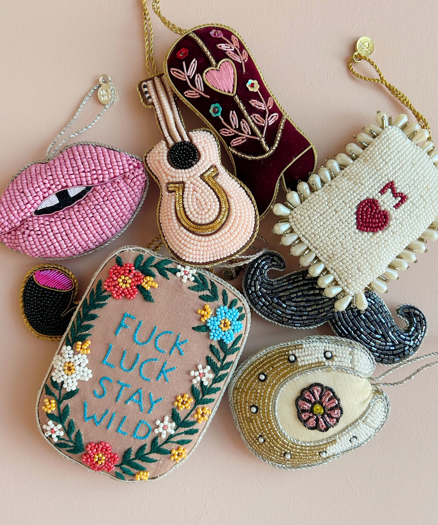 Håndbroderet Cowboystøvle