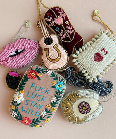 Håndbroderet Cowboystøvle