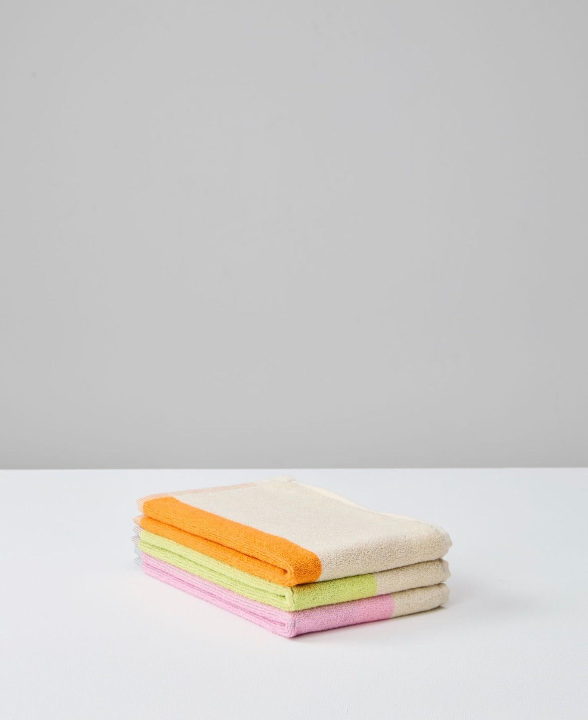 Pakke med 6 GOTS gæstehåndklæder