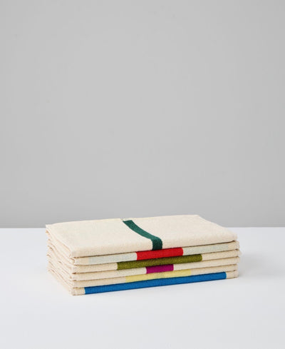 Pakke med 6 GOTS gæstehåndklæder