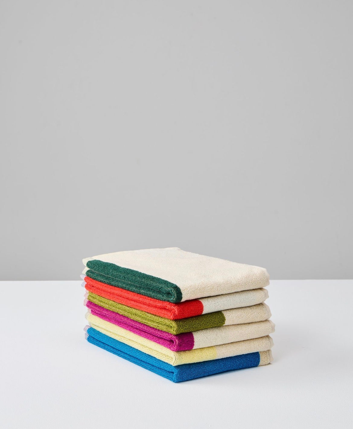 Pakke med 6 GOTS gæstehåndklæder