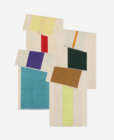 Pakke med 4 GOTS 50 x 100 håndklæder