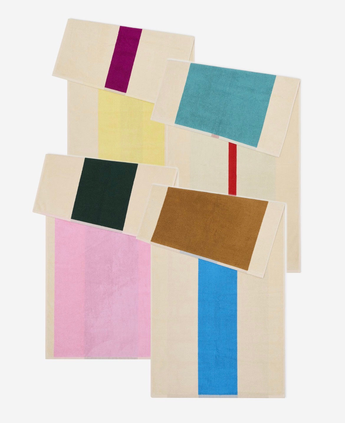 Pakke med 4 GOTS 70 x 140 håndklæder