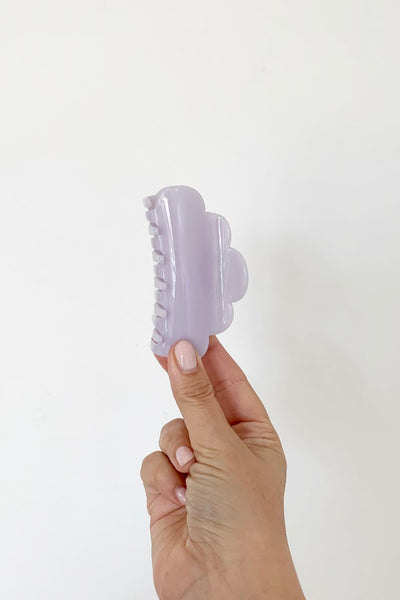 Medium hair claw lilac