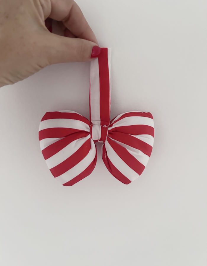 Sømandssløjfe - rød stribe