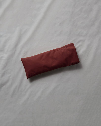 Luksuriøs øjenpude med lavendel - Brick red